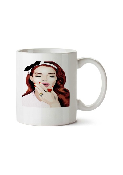 Lana Del Rey 01 İki Tarafı Baskılı Kupa Bardak Çok Renkli
