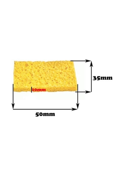 Havya Temizleme Süngeri - Lehim Süngeri 35*50*1.0Mm (533636484)