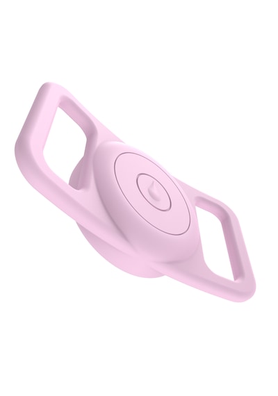 Buff Tagsafe Dogcol Taşınabilir Anahtarlık Apple Uyumlu AirTag Kılıf Pink