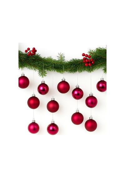 Waldern 6 Cm 12li Top Fuşya 6mat6parlak