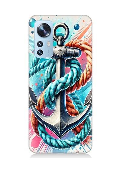 Xiaomi 12 Uyumlu Çapanın Renkli Simgesi Desenli Silikon Kılıf Çok Renkli