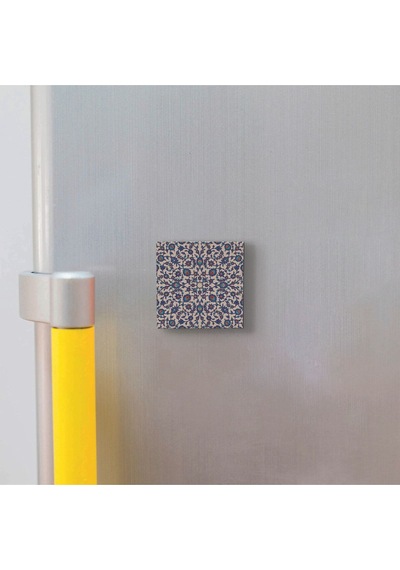 Osmanlı Çinisi Baskılı Taş Magnet 5x5