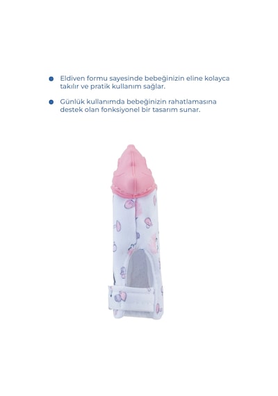 Babyjem Bebek Diş Kaşıyıcı Eldiveni Kirpi Pembe