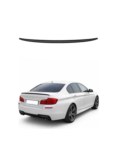Bmw 5 F10 2010-2016 Arası Uyumlu Araca Özel Bagaj Spoileri Piano Siyah 1 Parça