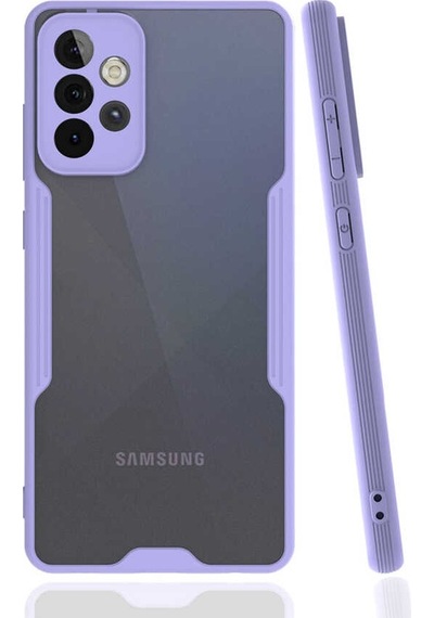 Galaxy Uyumlu A72 Kılıf Zore Parfe Kılıf - Mor