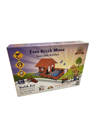 Enzo Küçük Mimar Yazlık Evi Maketi 23 16 10cm 1/50 490parça