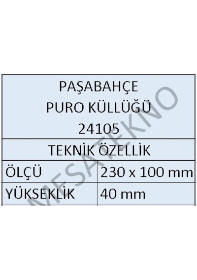 Paşabahçe Nude 24105 Çift Oluklu Puro Küllüğü