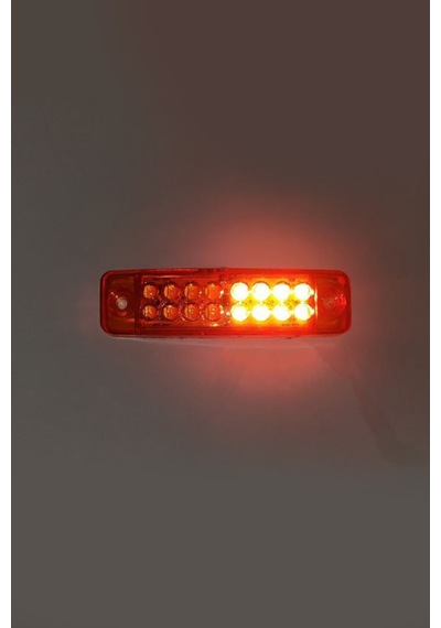 Ahmet Otomotiv 16 Ledli Mercekli Sarı Çkar Lamba 12volt-24volt