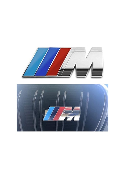 Bmw M Logo Metal Amblem - Bmw M Vidalı Panjur Arması