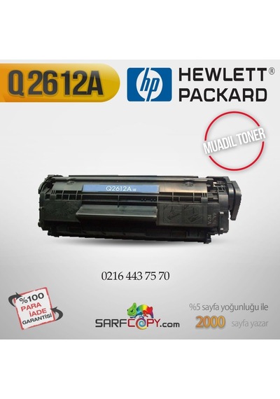 Hp Q2612A Uyumlu Toner, Hp Laserjet 1020 / 1018 / 1010 / 1015 / 3