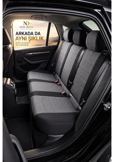 Mitsubishi L200 Çift Kabin Uyumlu Jakar Arabiyeli Oto Koltuk Kılıfı Airbag Uyumlu Lüks Seri Tam Set 34957658