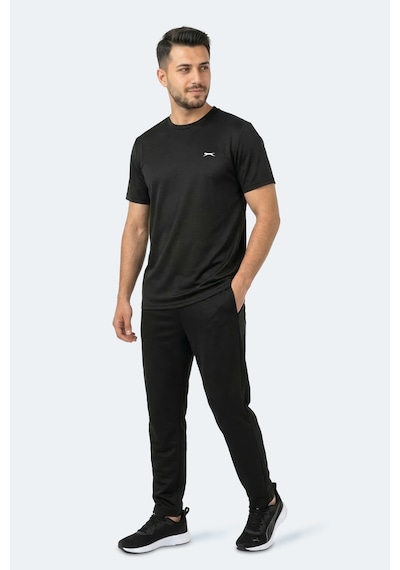 Slazenger Kayda Erkek Siyah Tişört