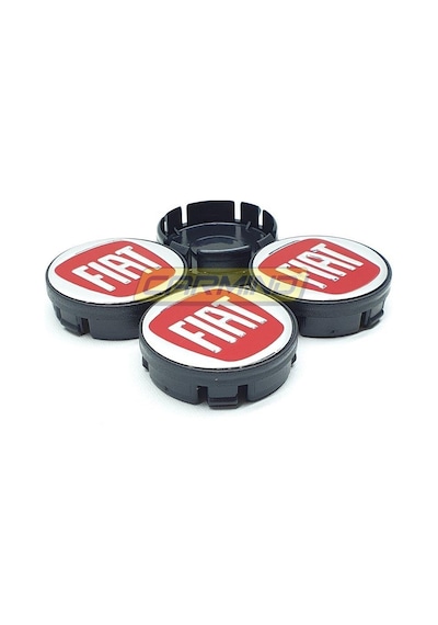 Fiat Kırmızı Jant Göbek Arması 55-58Mm