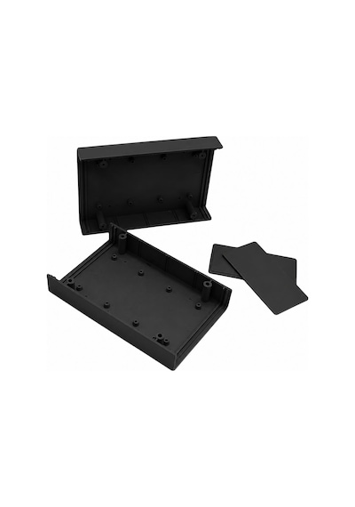 Plastik Elektronik Proje Kutusu 150mm X 100mm X 50mm Siyah Devre Prototip Güç Kaynağı