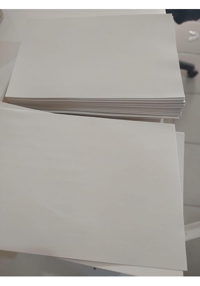 Lexroo A6 Etiket Tüm Yazıcılar İçin 100 Adet Mat Kuşe Yapışkanlı Etiket -10x15 Cm -a6 Boş Standart