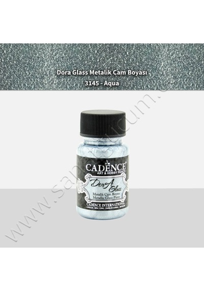 Cadence Dora Glass Metalik Cam Boyası 50 Ml. 3145 Aqua