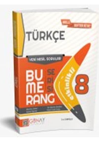 Günay Yayınları 8. Sınıf Bumerang Türkçe Akıllı Defter