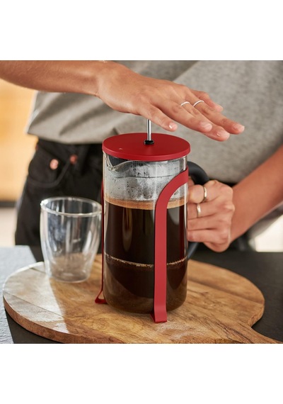 French Press 300 Ml, Kırmızı Çok Renkli