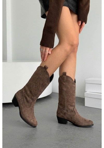 V.s.h Velvet Sara Kadın Western Basklılı Açık Kahvrenegi Kovboy Çizme -2553 Kahverengi V.s.h Velvet Sara Kadın Western Basklılı Açık Kahvrenegi Kovboy Çizme -2553 Kahverengi