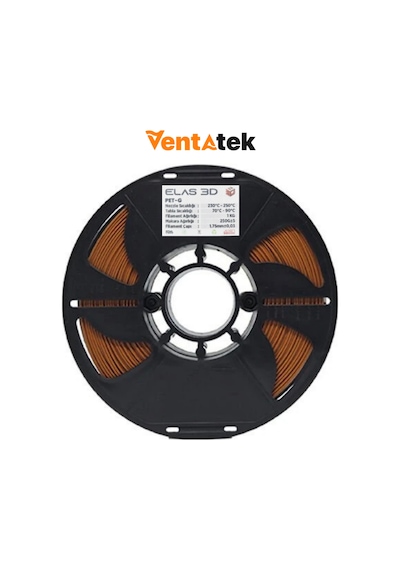 Elas 3d Kahverengi Petg Filament - 1.75mm - 1 Kg