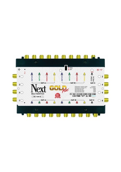 Next Ye 10/8 Gold Plus Sonlu-Kaskad Uydu Santrali