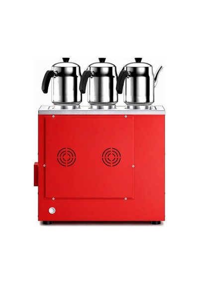 Anka Elektrikli Pro Chef Dijital 25 Litre Çay Makinesi Kırmızı