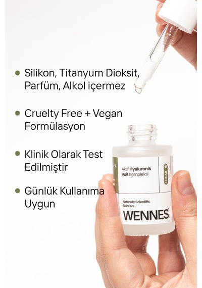 Aktif Hyaluronik Asit Serum - Yoğun Nem Etkili