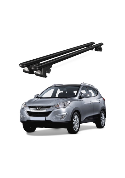 Venüs Hyundai Ix35 2010-2015 Uyumlu Siyah Ara Atkı Port Bagaj Tavan Barı