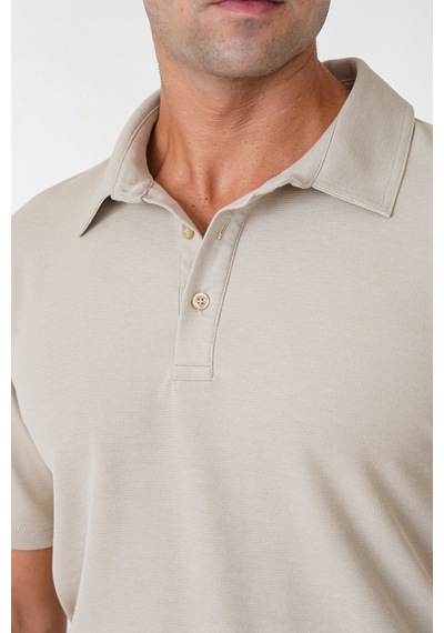 Efor Slim Fit Pamuklu Kıvrılmaz Polo Yaka Taş Tişört Ts 928