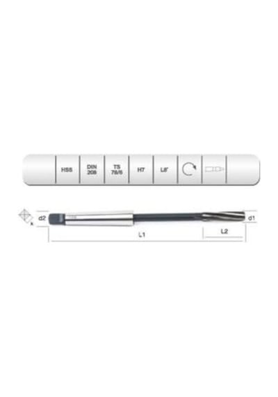 Evar Hss Dın 208 L-rn Mak.raybası 12 Mm.h7