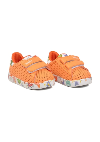 United Colors of Benetton Turuncu Cırtlı Hafif Bebek Spor Ayakkabı Bnı-31517 B