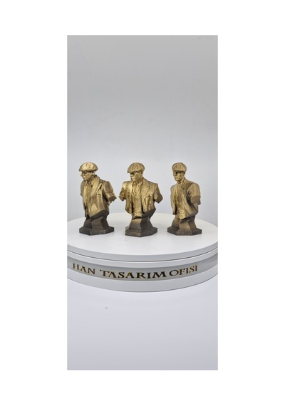 Thomas Shelby 10 Cm Büst Figür Peaky Blinders Kardeşler 3 Lu Set