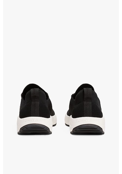 Tommy Hilfiger Erkek Tjm Runner Knit Örgü Sneaker - Siyah Black