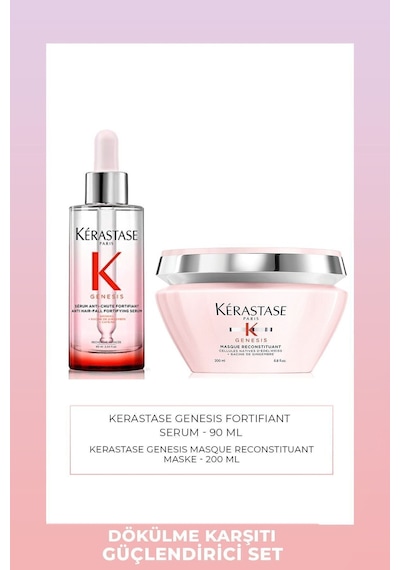 Kérastase Genesis Anti-chute Saç Dökülme Karşıtı Serum 90 Ml + Maske 200 Ml