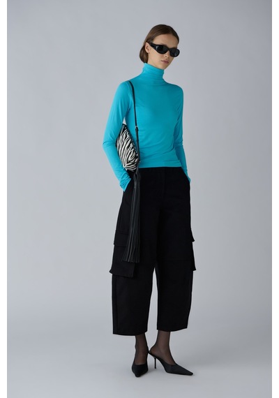 Suud Collection Turkuaz Boğazlı Body