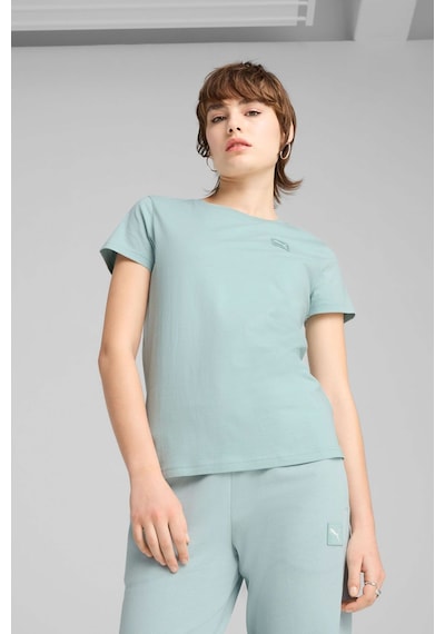 Puma Kadın Ess Elevated Kısa Kol T-shirt - 69089467 Mavi