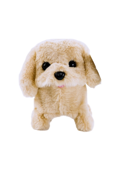 Yürüyen Peluş Sevimli Köpekler Vanilya Karamel Çok Renkli