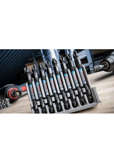 Professional Accessories Aksesuar 2608522324 8 Parça Tornavida Seti Yıldız Impact Control, 8 X Ph2 Uç Uzunluğu: 25