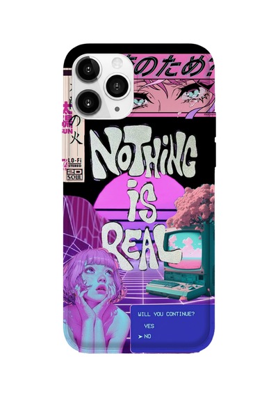 İphone 11 Pro Max Uyumlu Baskılı Şeffaf Telefon Kılıfı Koleksiyon: Neondream District 2