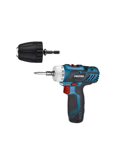 Şarjlı Vidama Matkap Için 1/4 Hex Adaptörlü Mandren 10mm 3/8 Mm Otomatik Anahtarsız Süpra Mandren