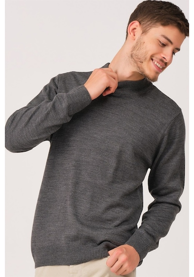 V0004 Dewberry Erkek Turtleneck Kazak-füme