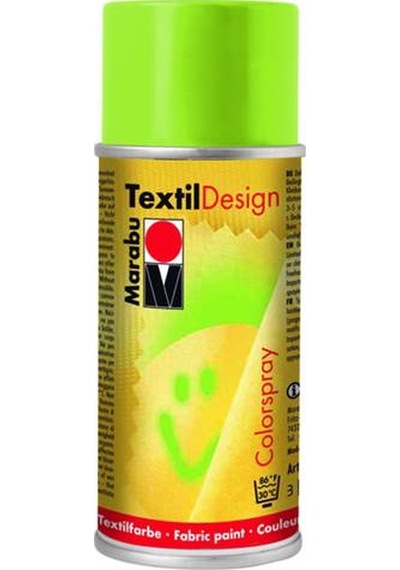 Marabu Textile Design 150Ml Spray Kumaş Boyası No:064 May Green