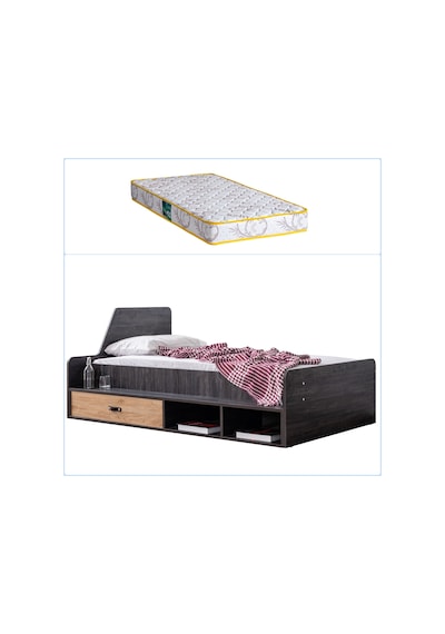 Setaymobilya Karyola, Doğa Çekmeceli Karyola + 1 Adet Comfort Yatak - Setay Setaymobilya Karyola, Doğa Çekmeceli Karyola + 1 Adet Comfort Yatak - Setay