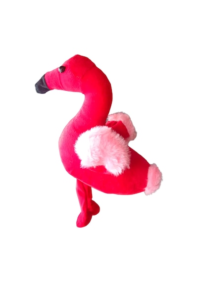 5 Adet Hawaii Flamingo Peluş Oyuncak 25 Cm Yumuşak Uyku Arkadaşı Parti Süsü Kampanya Paketi Set Kırmızı