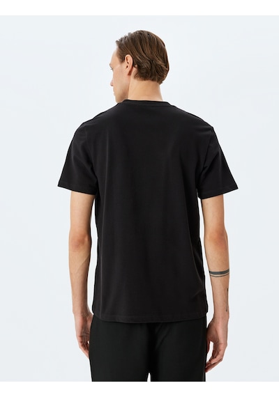 Koton Regular Fit Pamuklu Kısa Kollu Slogan İşlemeli Bisiklet Yaka Tişört Siyah 5sam10145hk Siyah Koton Regular Fit Pamuklu Kısa Kollu Slogan İşlemeli Bisiklet Yaka Tişört Siyah 5sam10145hk Siyah