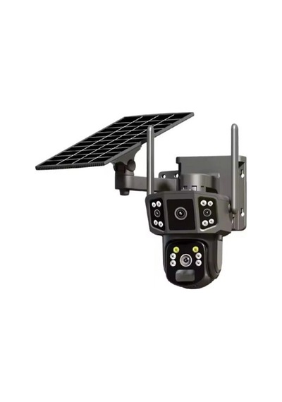 3mp+3mp 4g Sim Card Solar Çift Lens Kamera