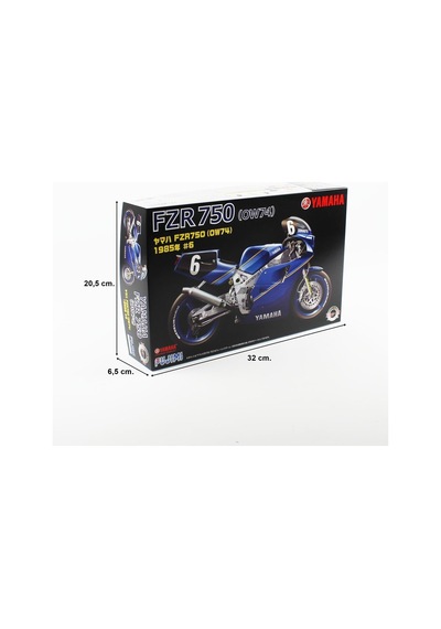 Fujimi Bike-no12 14142 1/12 Ölçek, Yamaha Fzr750, Motorsiklet Plastik Model Kiti