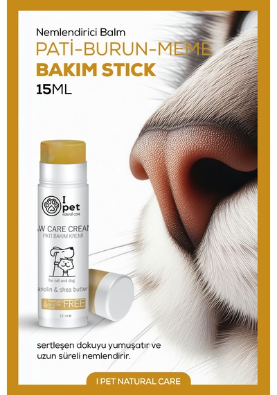 Kedi Köpek Pati Bakım Kremi, Stick Doğal Nemlendirici Çatlak Giderici