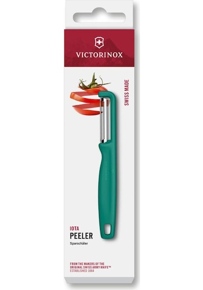 Victorinox 6.0943.4 Iota Tırtıklı Kenar Çift Taraf Yeşil Soyacak Çok Renkli