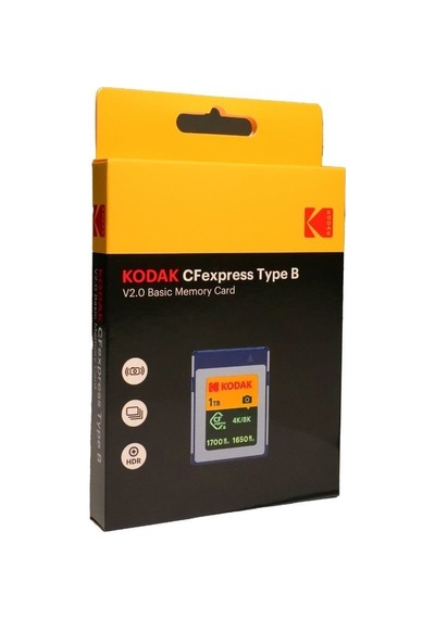 Kodak 1tb Cf Express Type B 2.0 Hafıza Kartı 1700mb/s - 1650mb/s